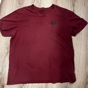 True Religion Men's Red T-Shirt